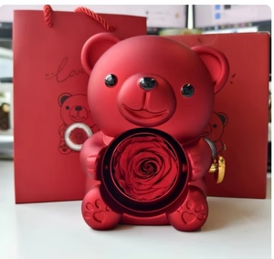 EleganceBear™ - Rose Teddy Bear Gift Box